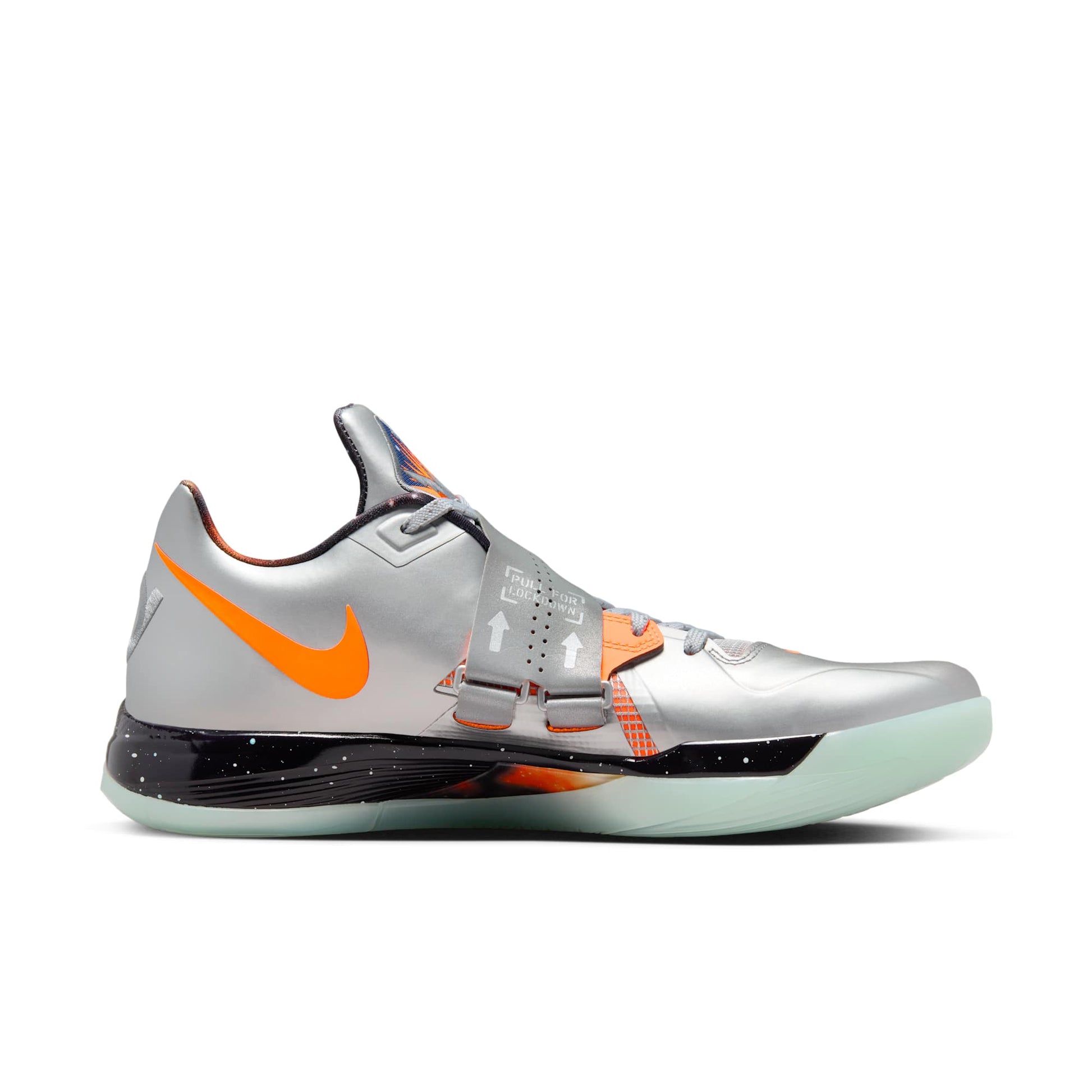 Metallic Silver/Total Orange-Dark Grey-