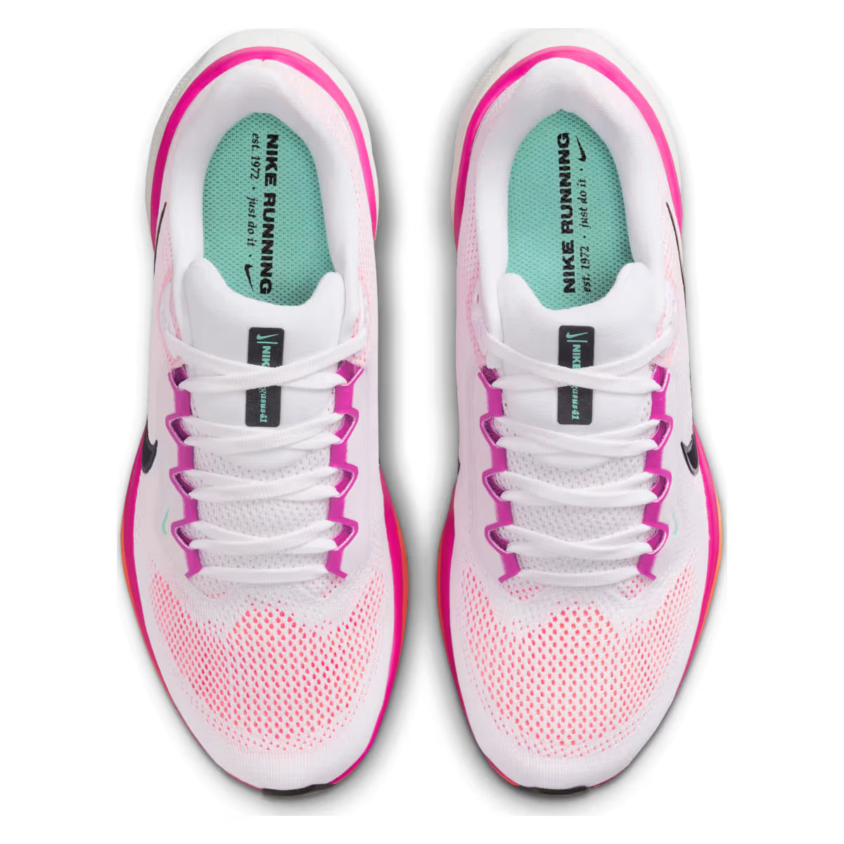 Women's Nike Air Zoom Pegasus 41 - White/Fire Pink/Orange Pulse