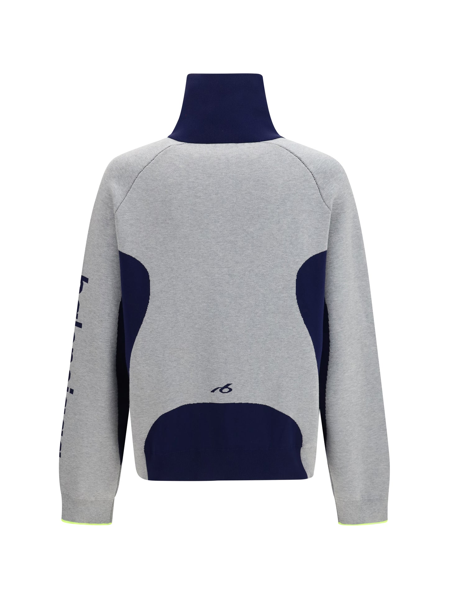 Zip Knit Sweater Bodys Grey/Navy