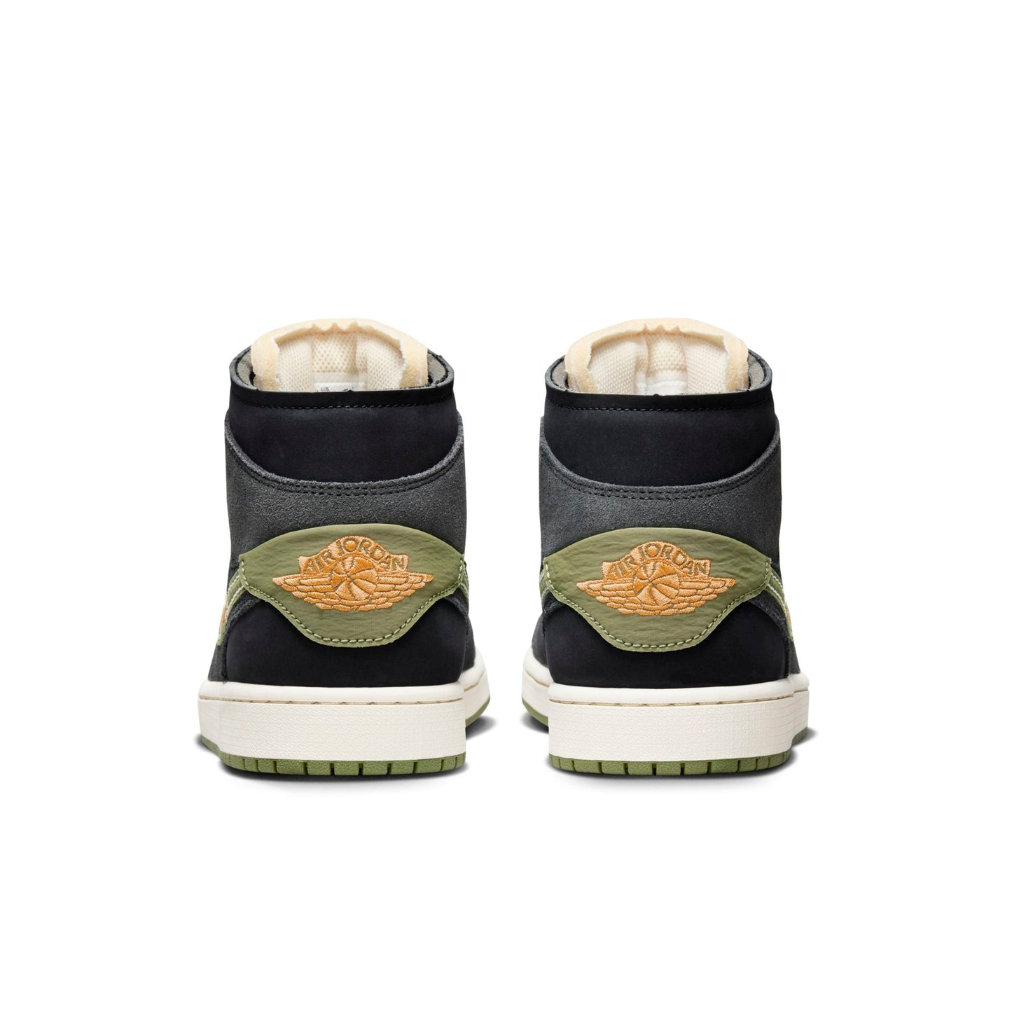 Air Jordan Men's Retro 1 Mid Se Craft 'Anthracite Light Olive' Sneakers