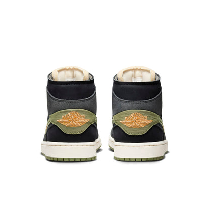 Air Jordan Men's Retro 1 Mid Se Craft 'Anthracite Light Olive' Sneakers