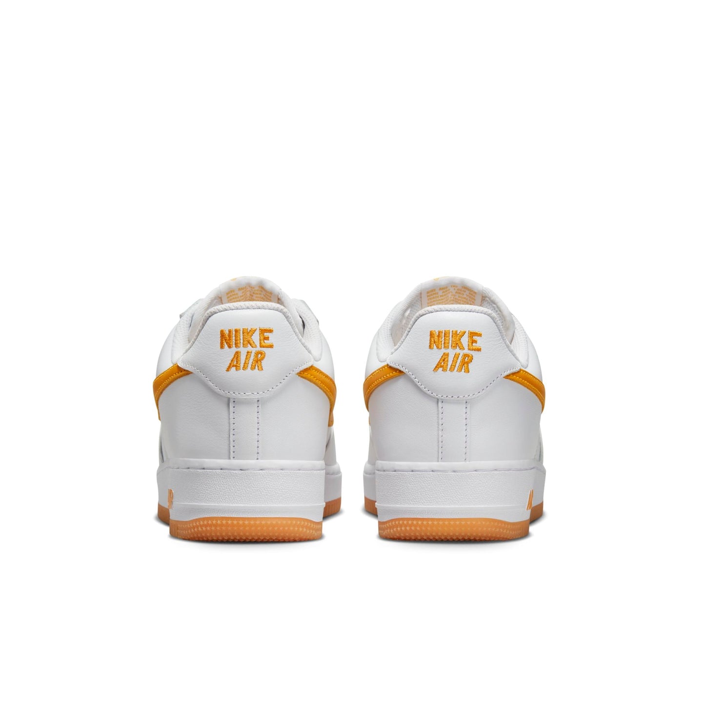 Nike Men's Air Force 1 Low 'Waterproof White University Gold Gum' Sneakers