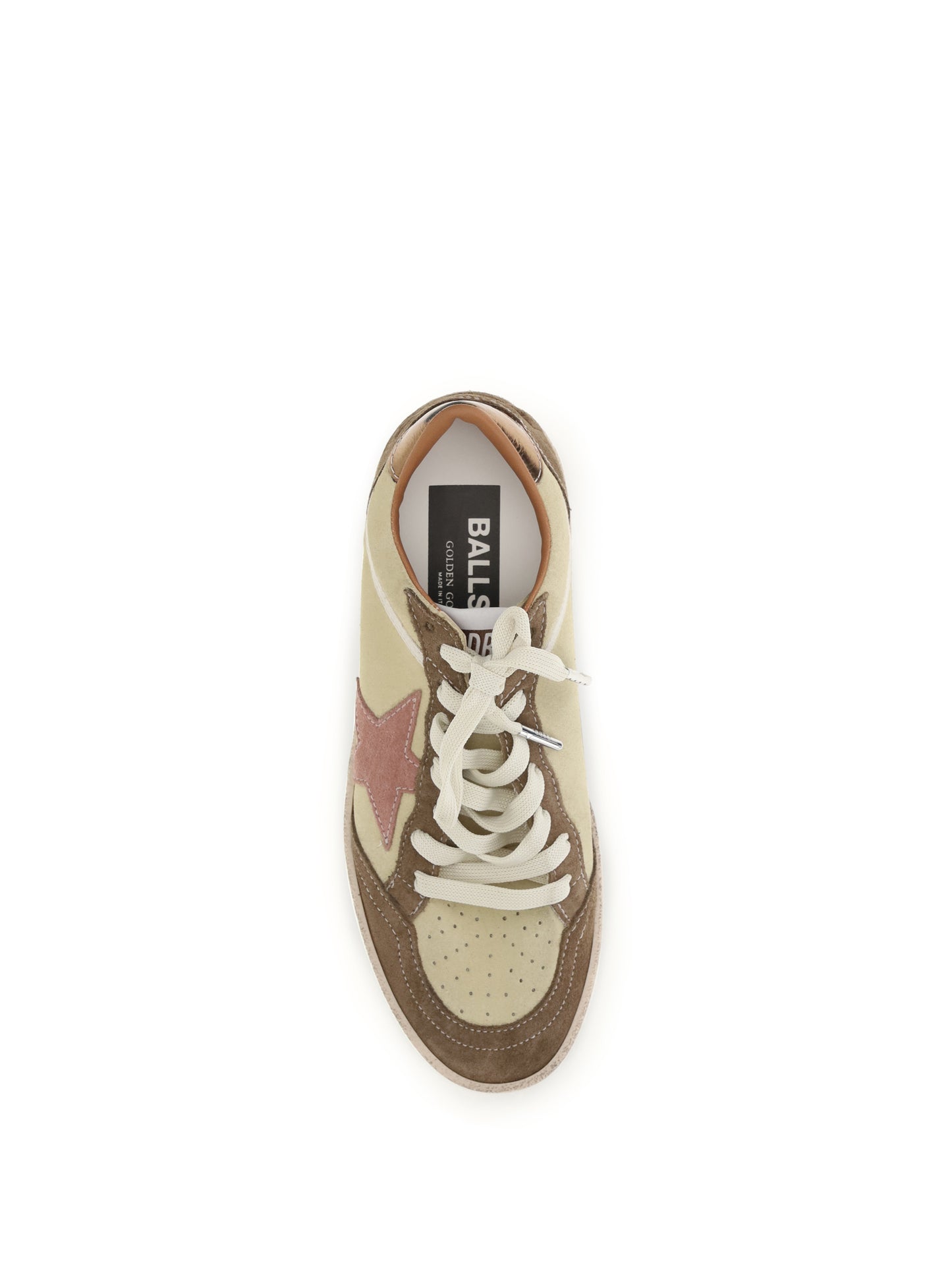 Leather Sneakers Ball Star Vintage Yellow