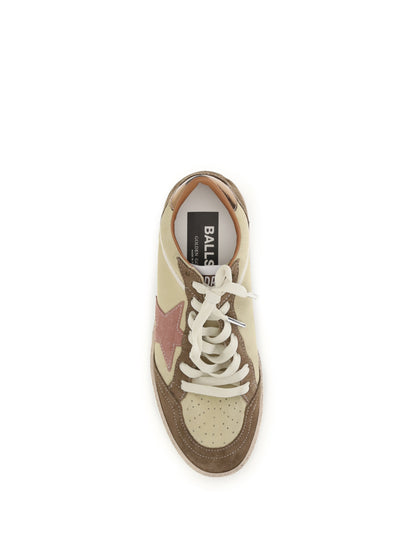 Leather Sneakers Ball Star Vintage Yellow