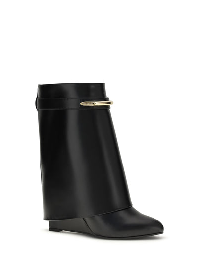 Ankle Boots Shark Leather Black