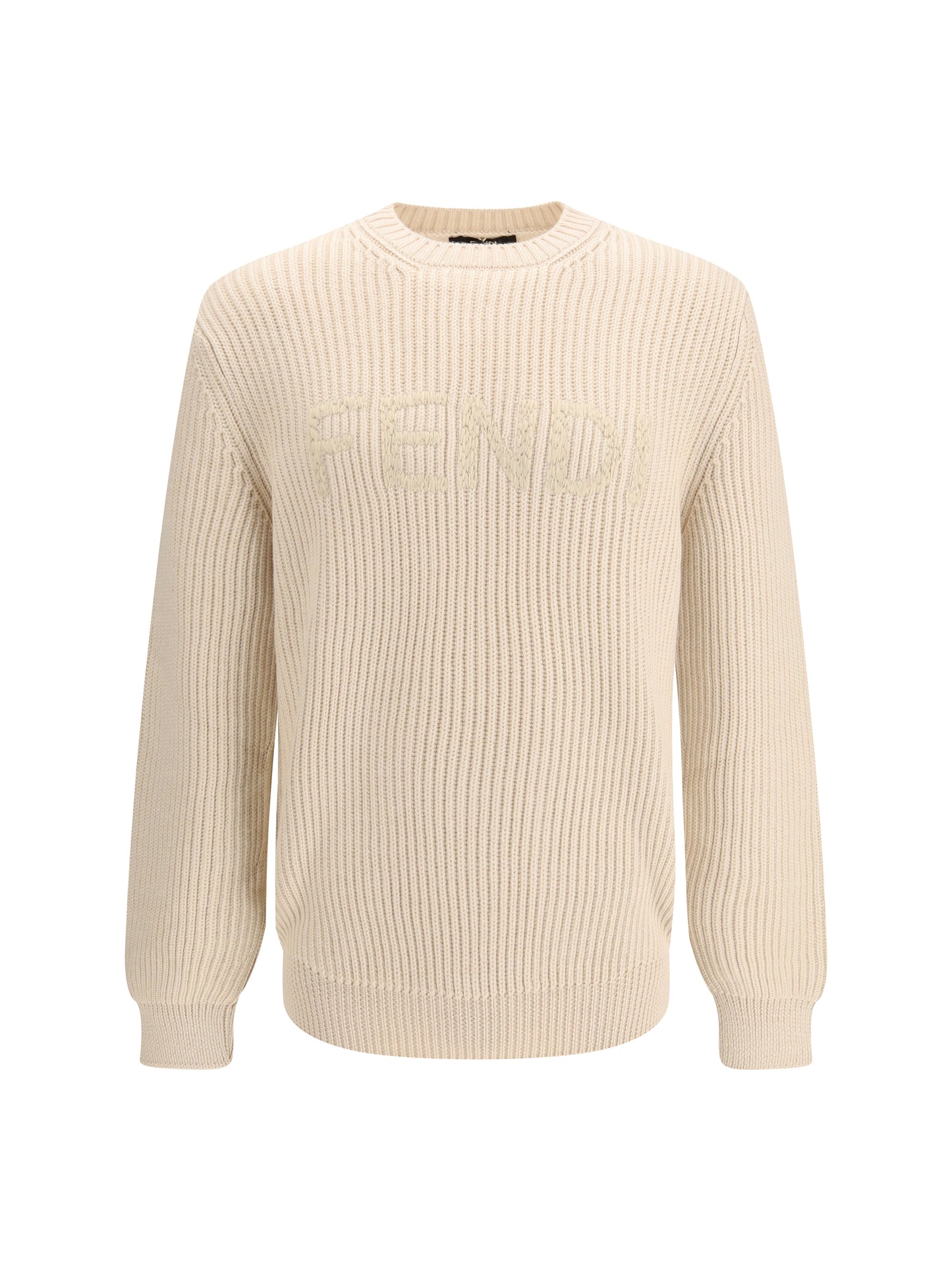 Crew-Neck Knit Warm Grey