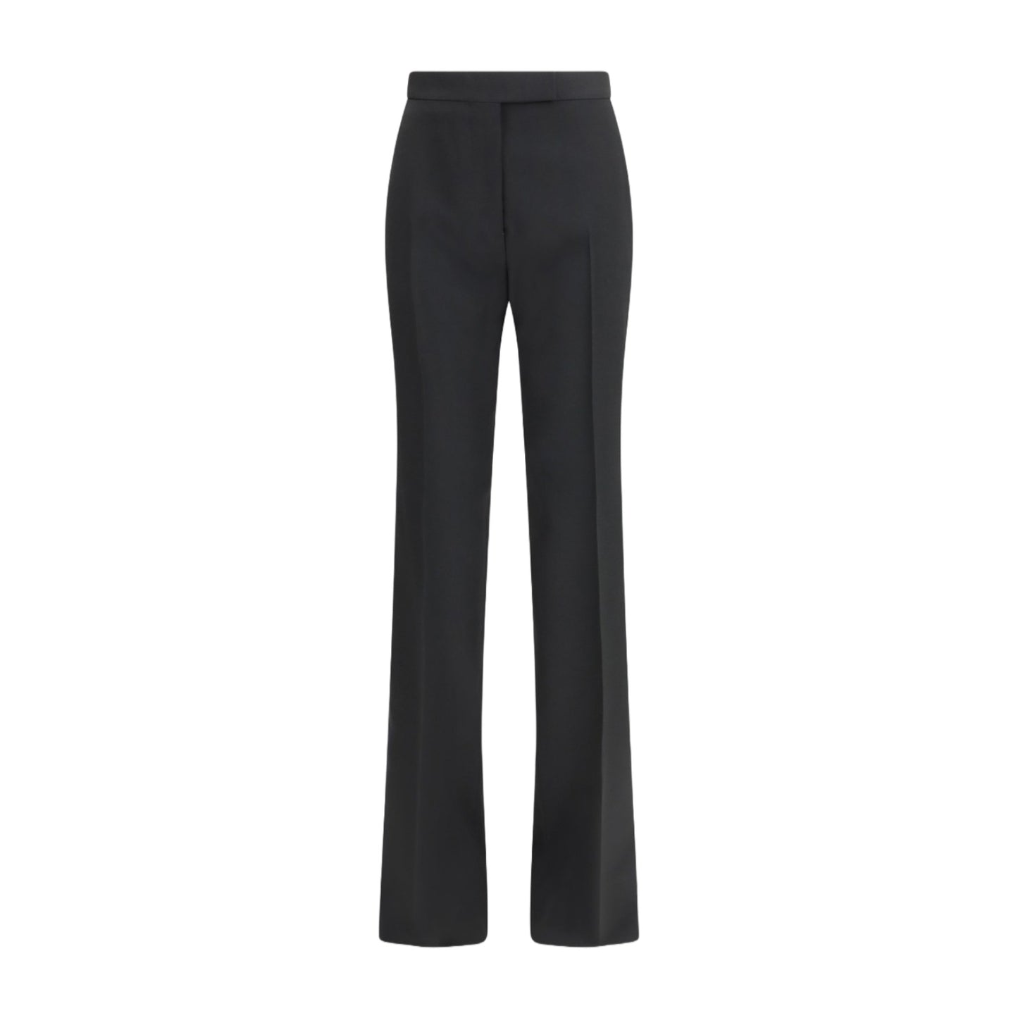 Tailored Straight-Leg Trousers Black/Deep Blue Navy