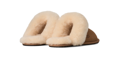 UGG Scuffette II Womens Mules — Chestnut Suede