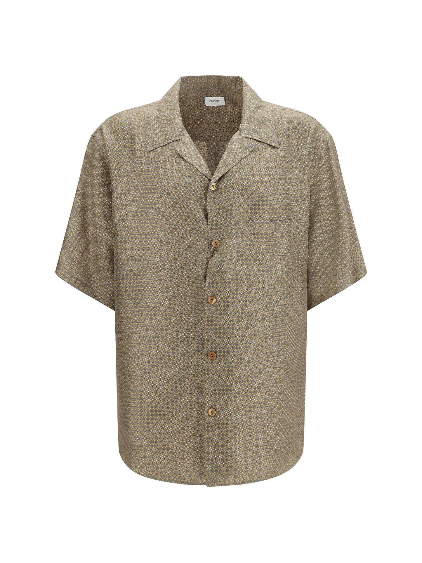 Shirt Silk Satin Gold