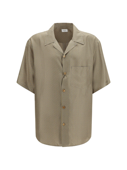 Shirt Silk Satin Gold