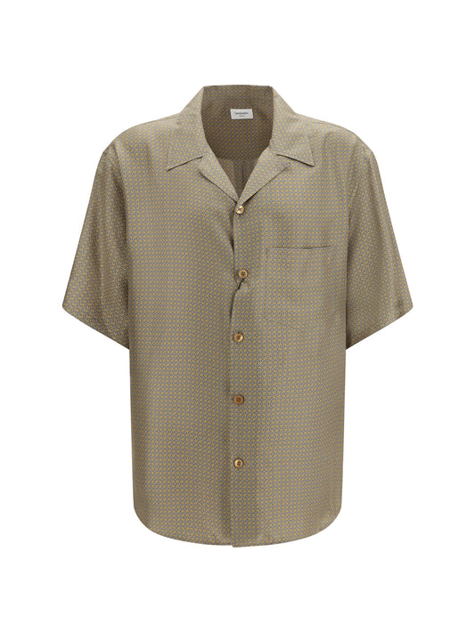 Shirt Silk Satin Gold