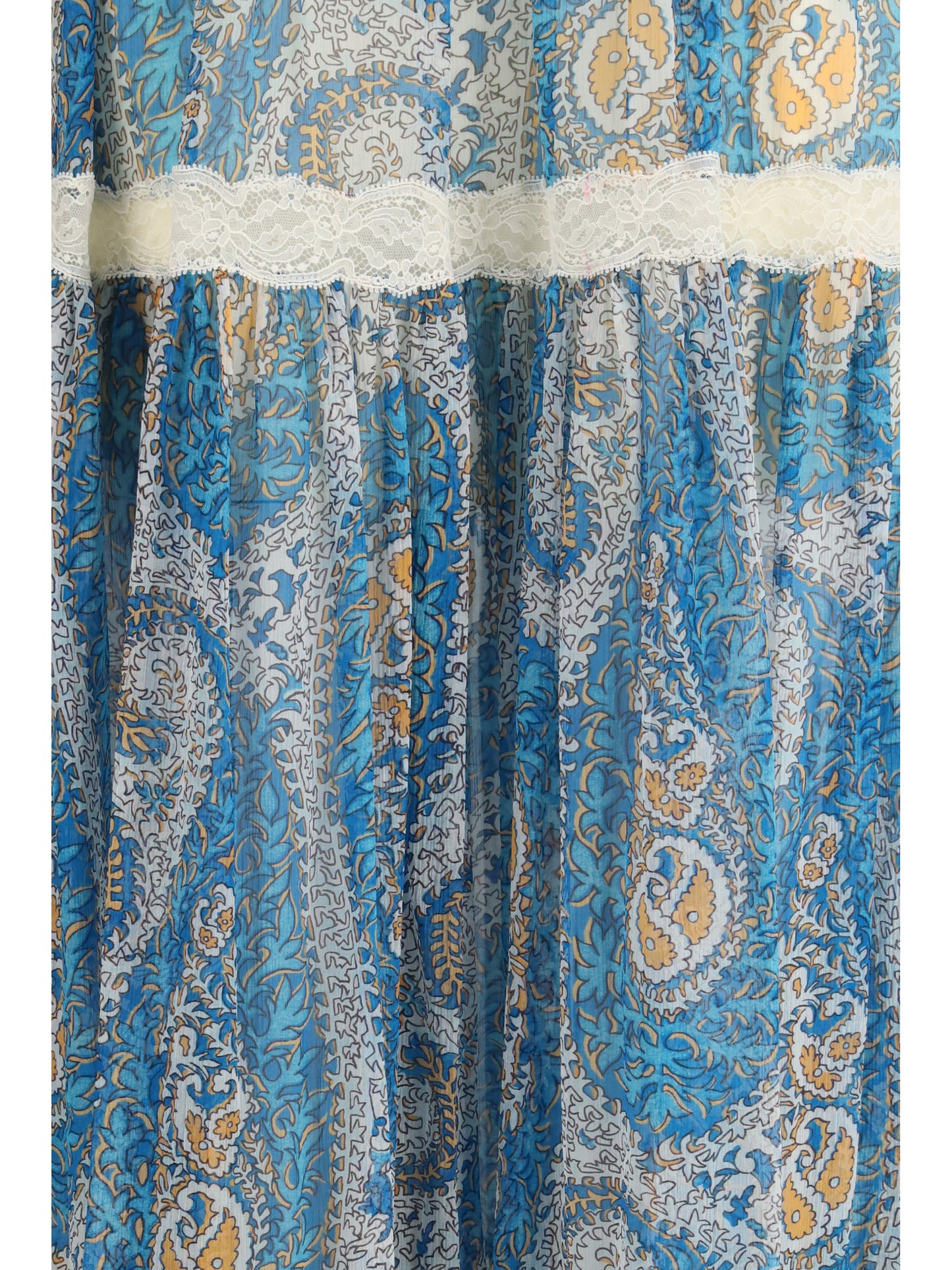 Maxi Skirt Silk Crepon Multicolour