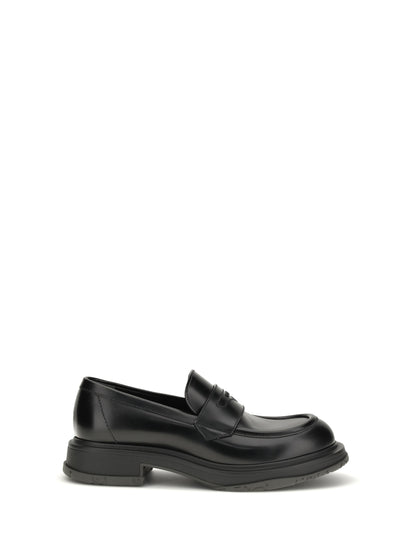 Loafers in Black Calf Leather