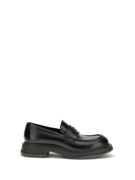 Loafers in Black Calf Leather