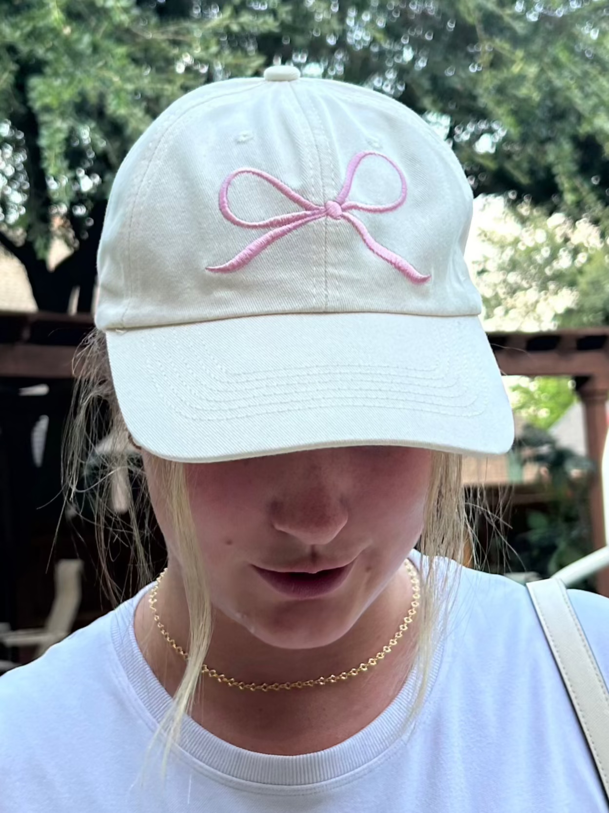 Threaded Pear Embroidered Baseball Cap