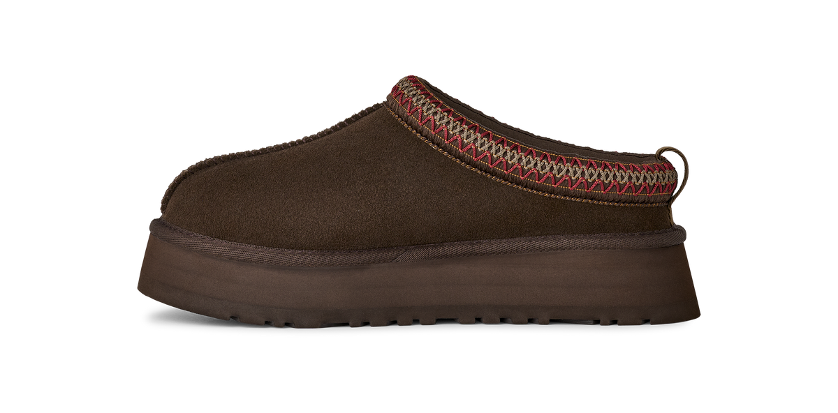 UGG Tazz II Womens Platform Clogs — Dusted Cocoa Suede