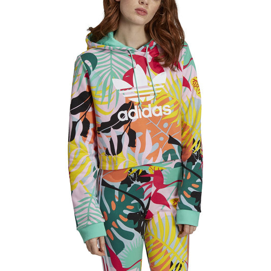 Women's adidas Originals Tropicalage Cropped Hoodie