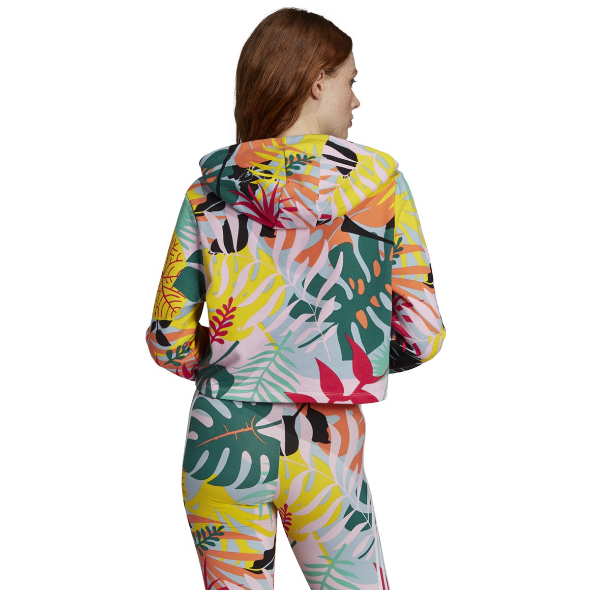 Women's adidas Originals Tropicalage Cropped Hoodie