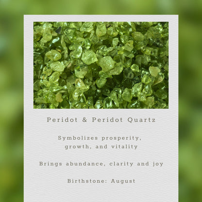 Bracelet Set: Peridot Quartz & Red Jade