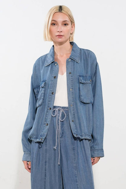 Active Vibe Tencel Denim Jacket