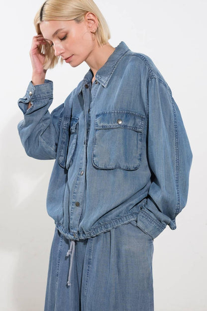 Active Vibe Tencel Denim Jacket