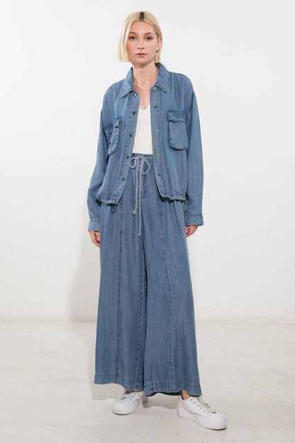 Active Vibe Tencel Denim Jacket