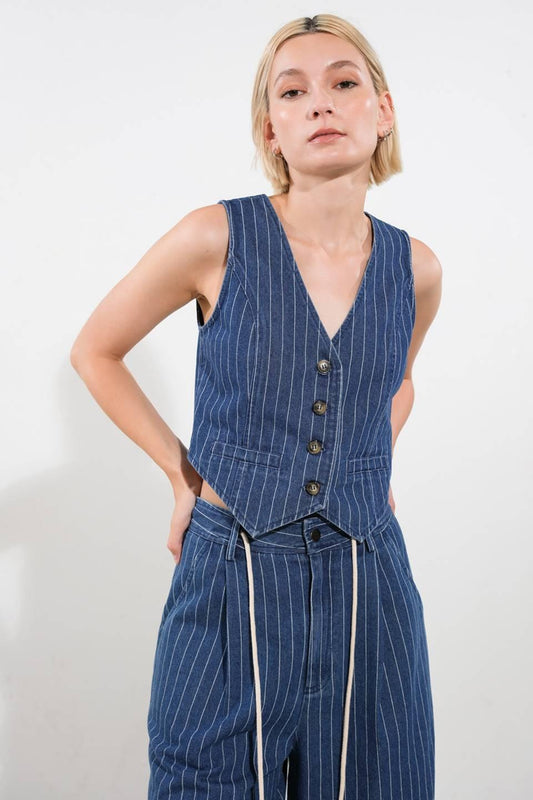 I Still Believe Denim Vest