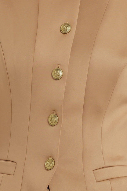 Romantic Petal Woven Vest
