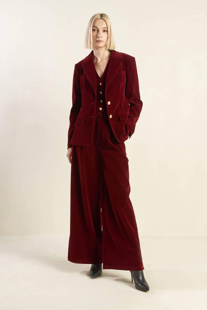 Coy Charm Velvet Blazer