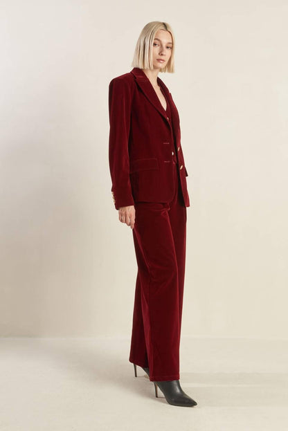 Coy Charm Velvet Blazer