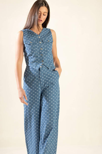 Mimosa Morning Woven Vest