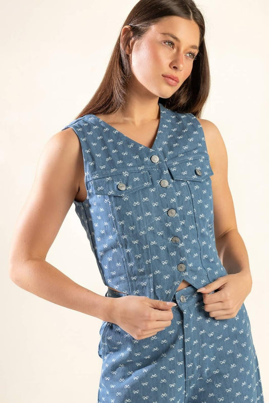 Mimosa Morning Woven Vest