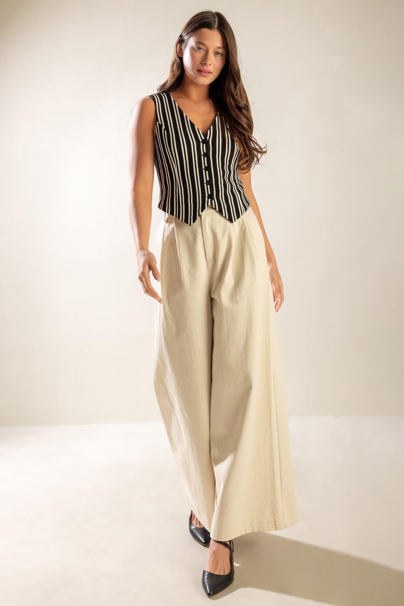 In the Quiet Shade Woven Vest