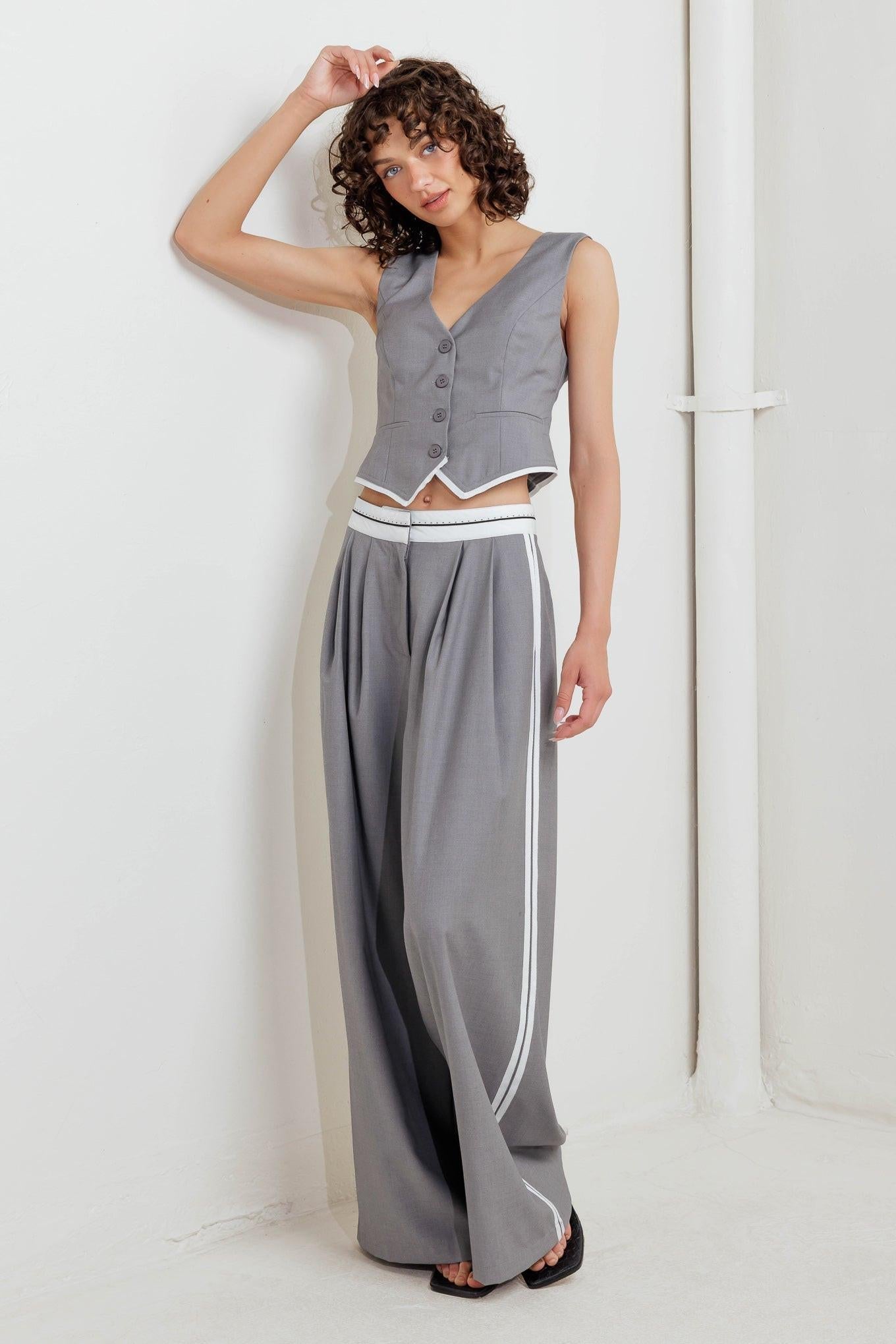 Power Lines Woven Vest