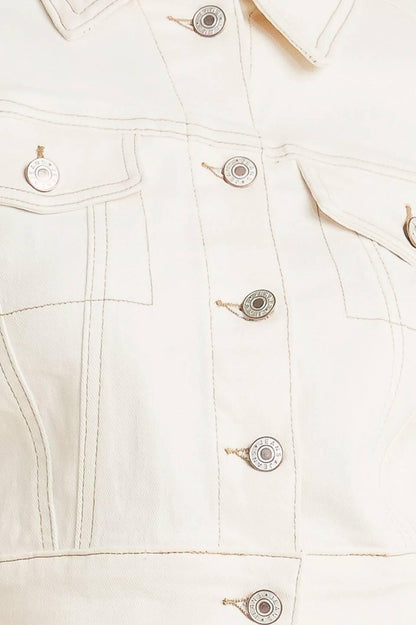 Modern Neutral Twill Jacket