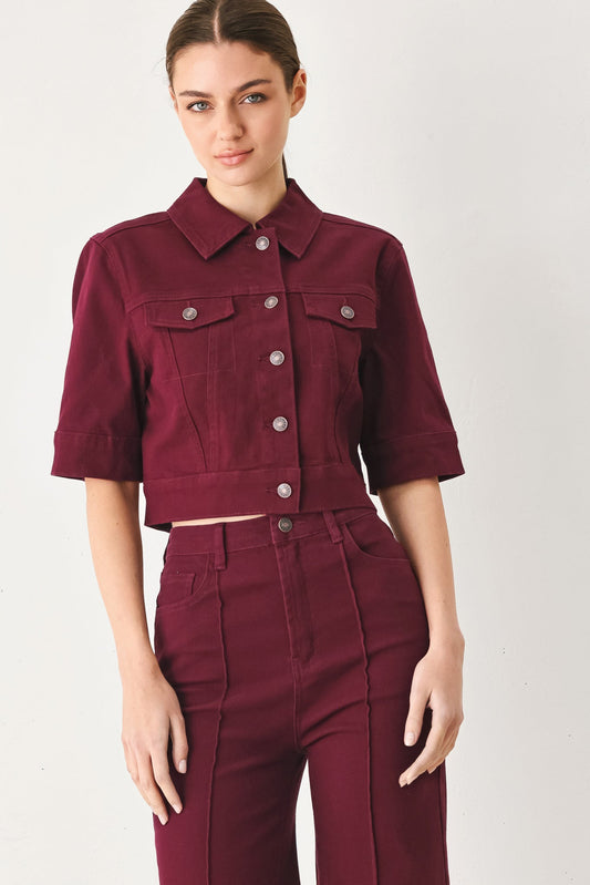 Vineyard Chic Twill Jacket
