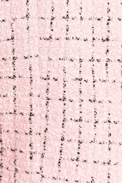 Rosé Edge Ensemble Tweed Vest