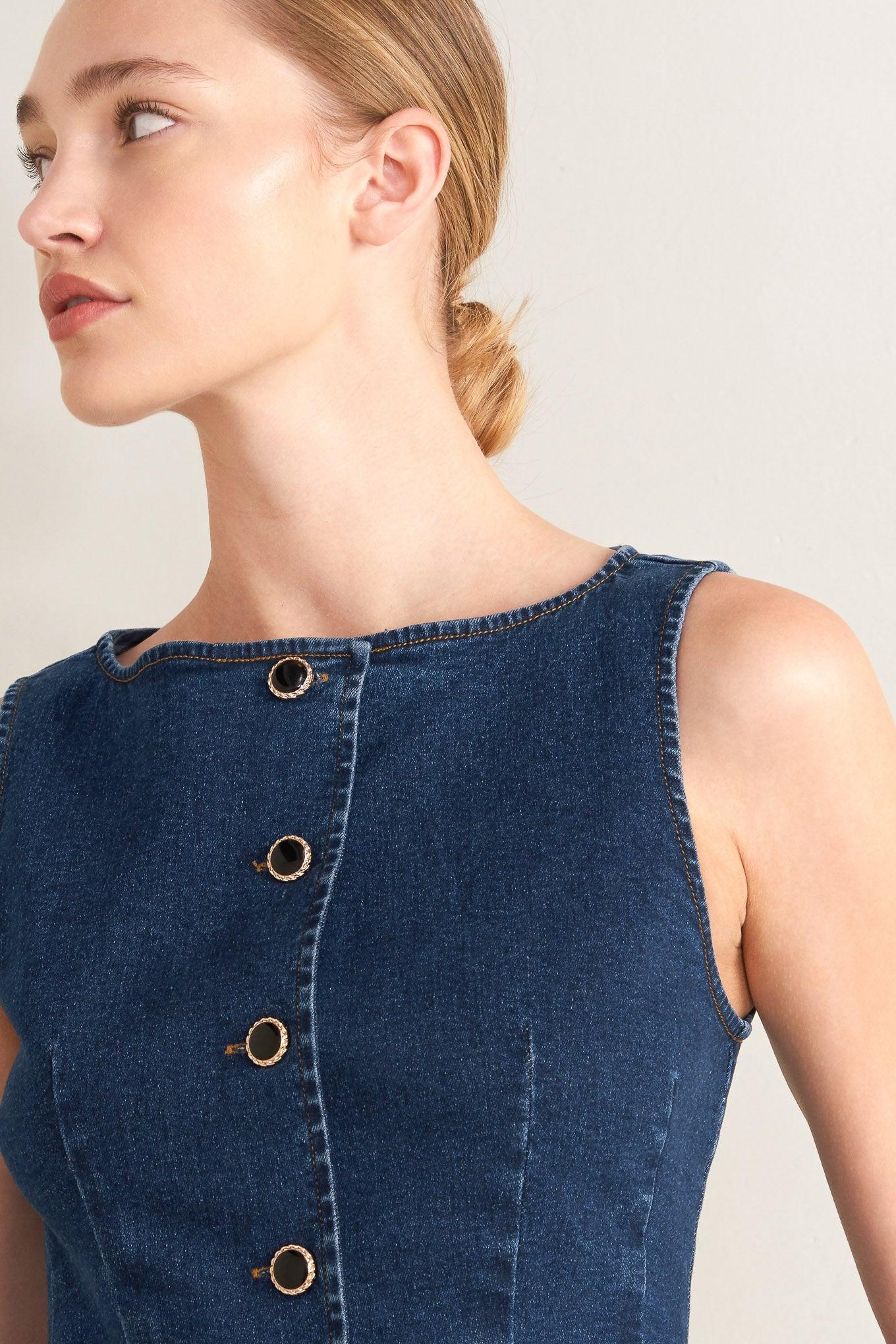 Retro Street Denim Vest