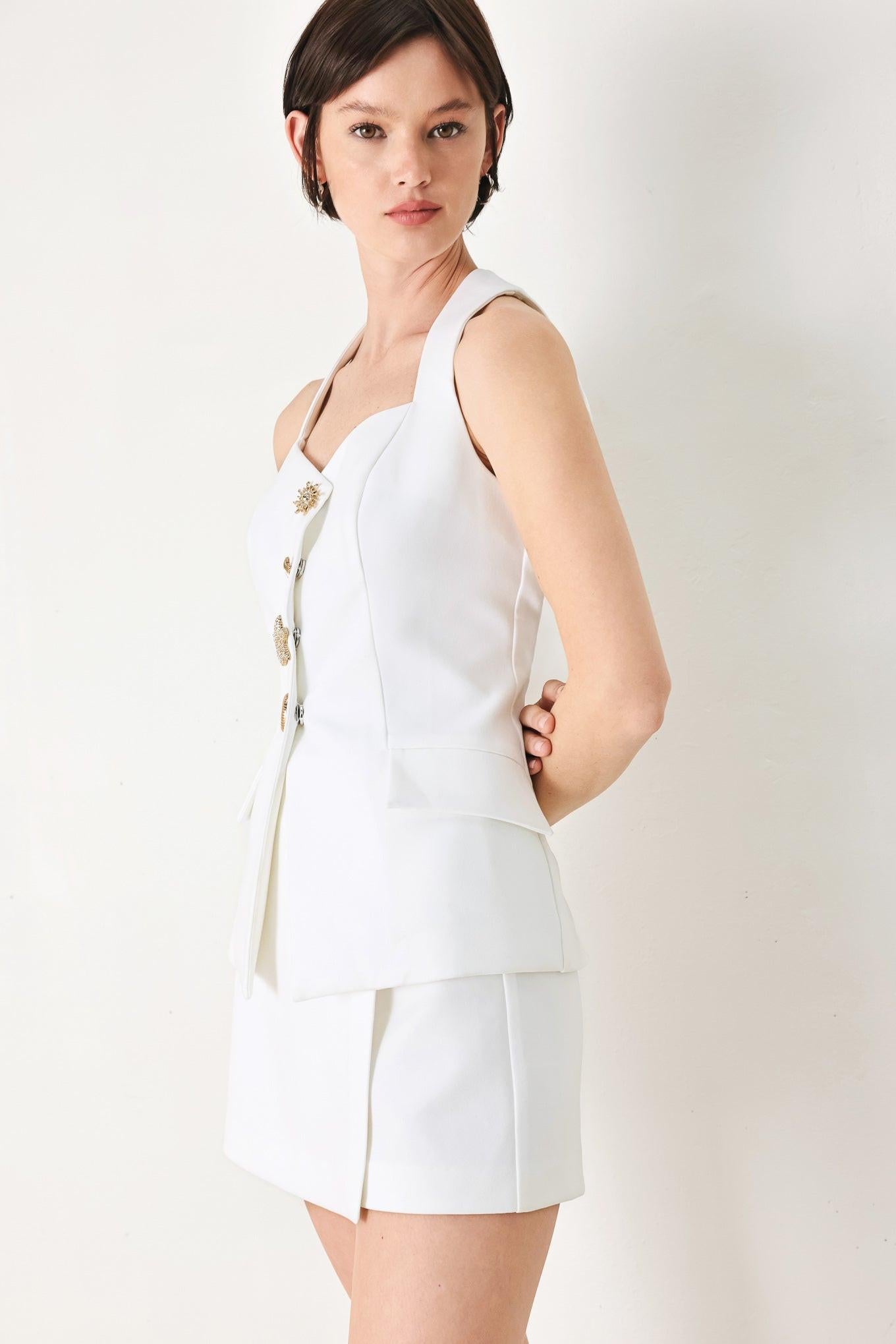 Beach Glam Woven Vest