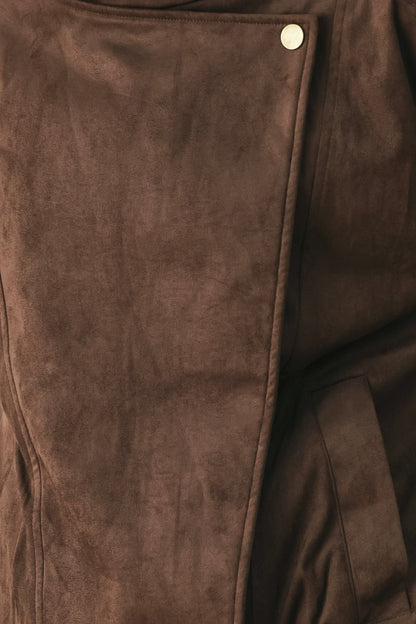 Downtown Darling Faux Leather Bomber Jacket