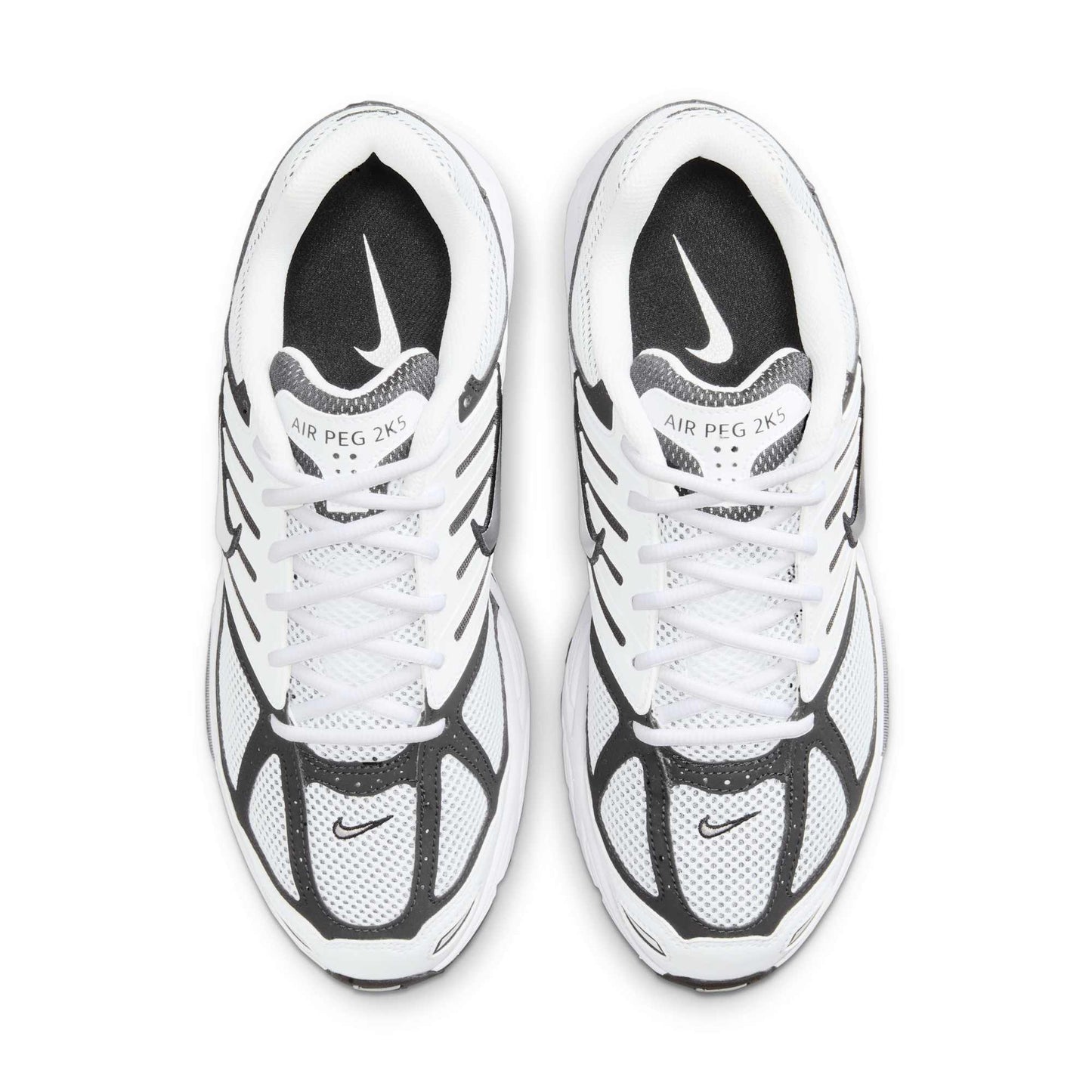 White/Metallic Silver-Black-