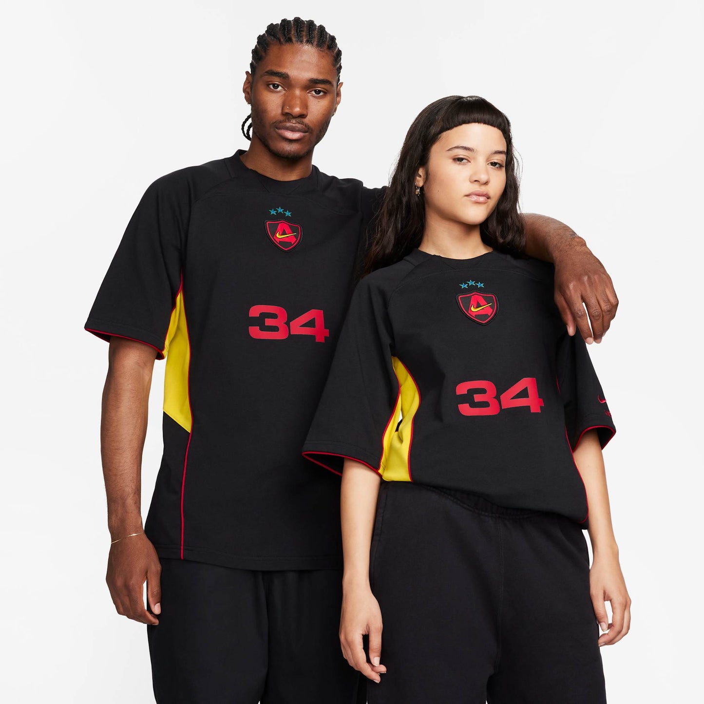 Nike Men's X Ambush Jersey Top 'Black/Multicolor' - Fj2038-010