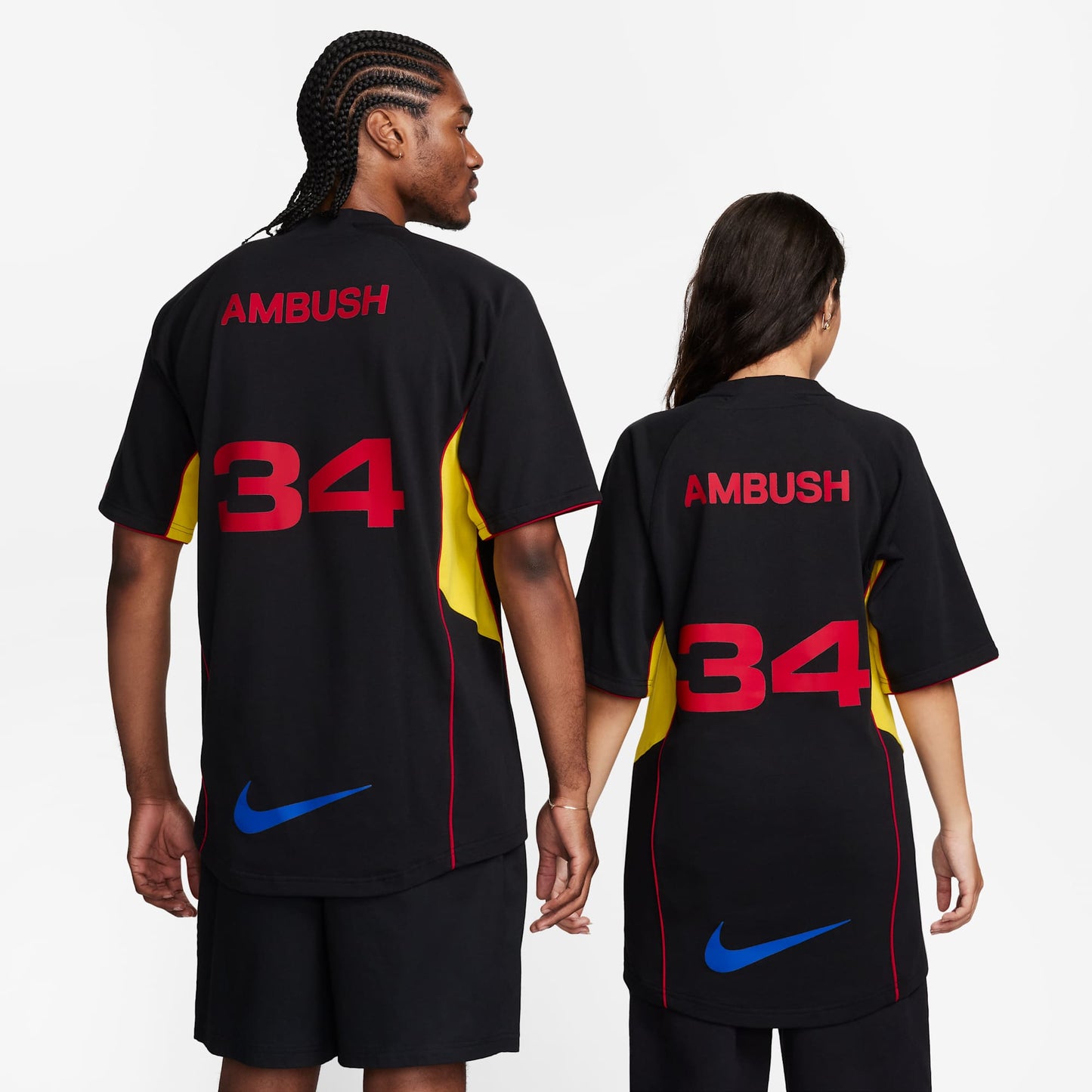 Nike Men's X Ambush Jersey Top 'Black/Multicolor' - Fj2038-010