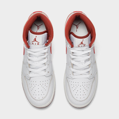 [fj3464-160] Grade School Air Jordan Retro 1 Mid Se 'dune Red'