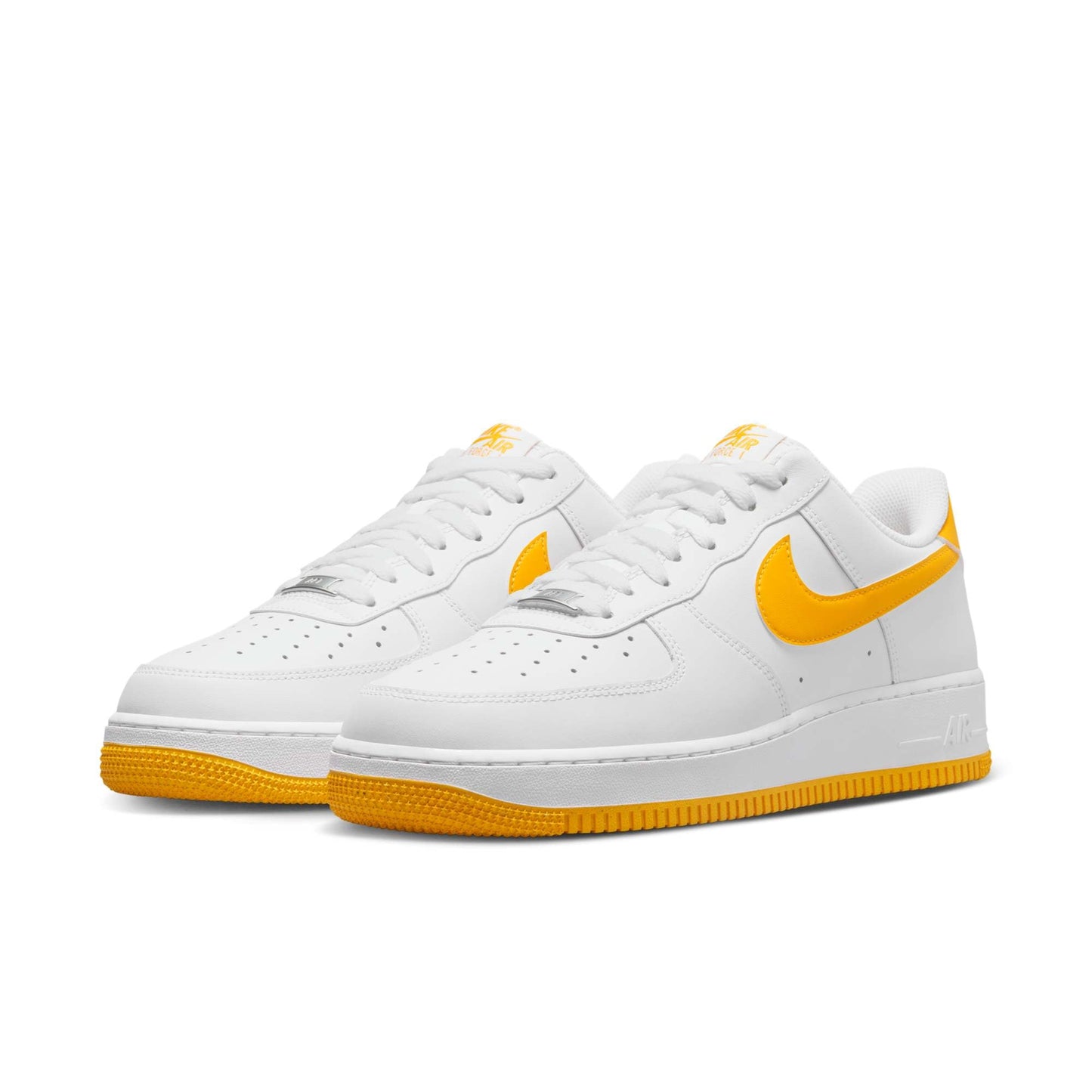 White/University Gold-