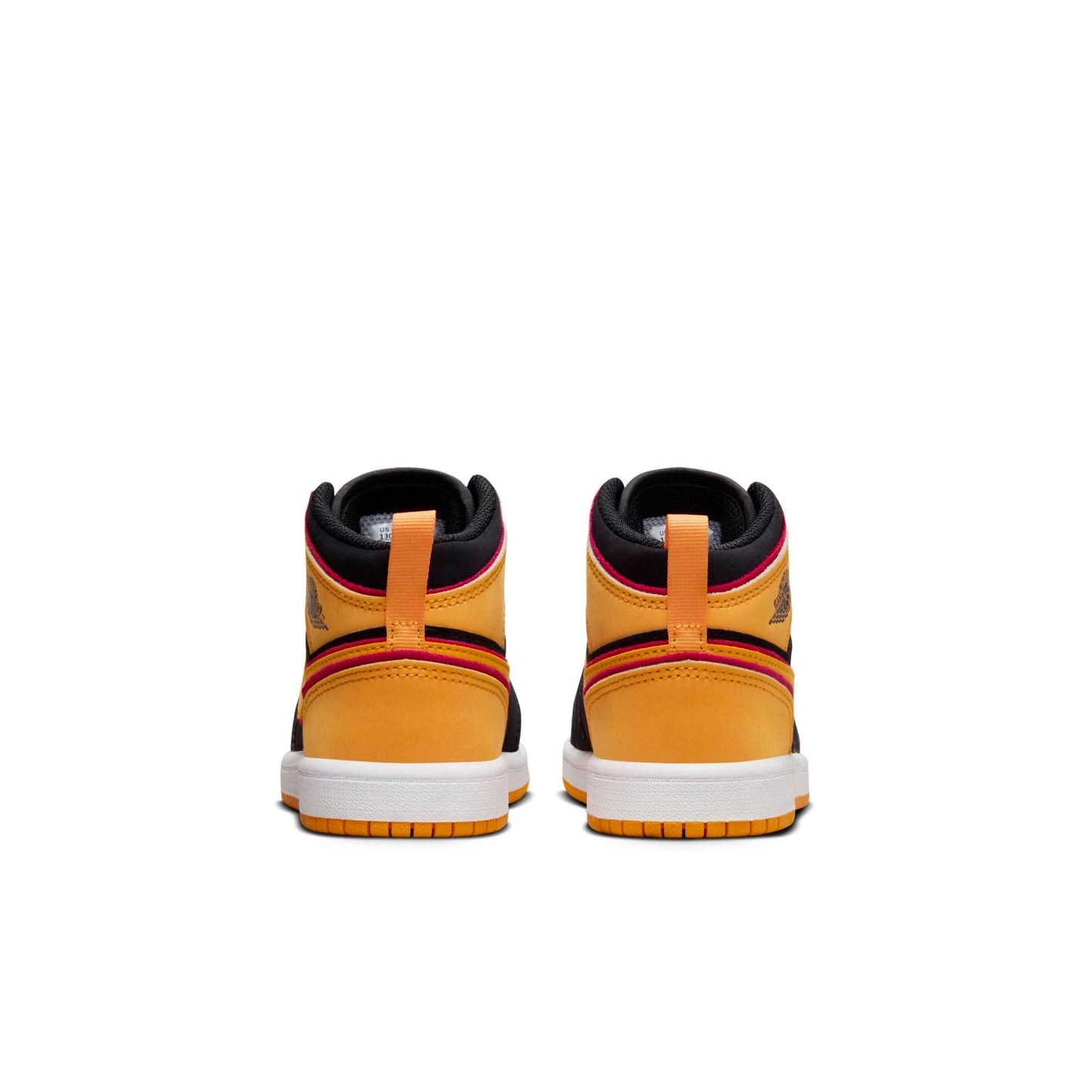 Preschool Air Jordan Retro 1 Mid Se 'Black Vivid Orange' (Ps)
