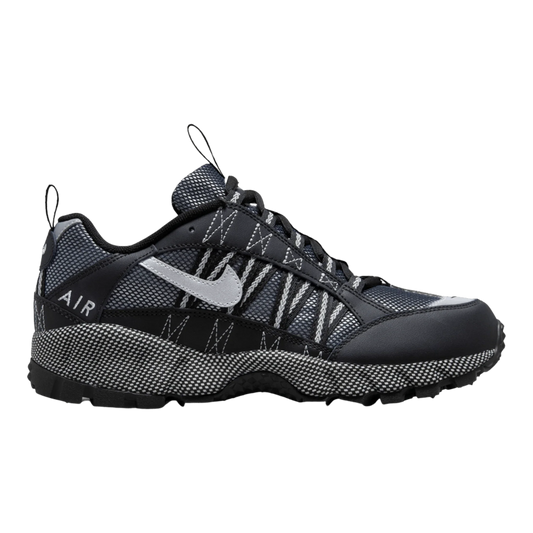 Nike Air Humara Women's Sneakers — Oreo Black & Metallic Silver Low-Top