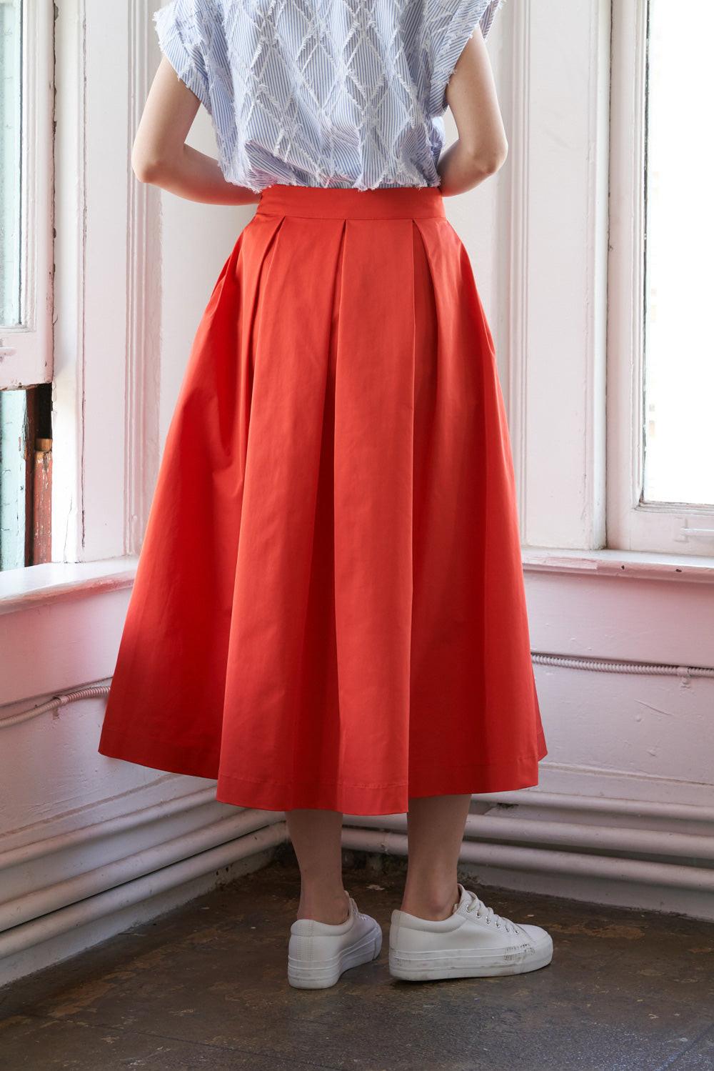 Love of Mine Woven Midi Skirt