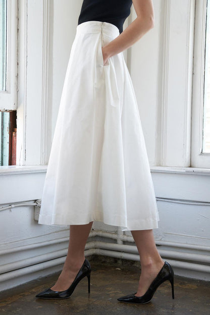 Love of Mine Woven Midi Skirt