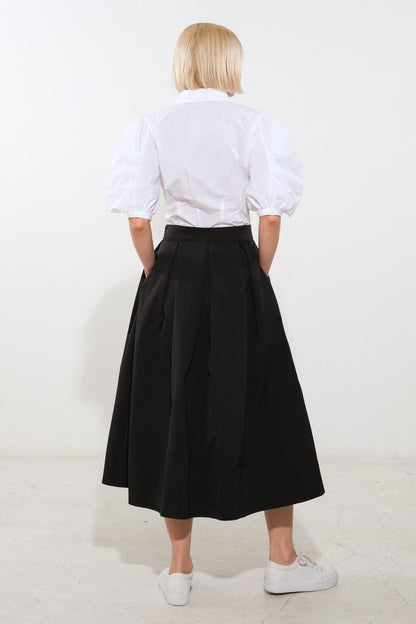 Love of Mine Woven Midi Skirt